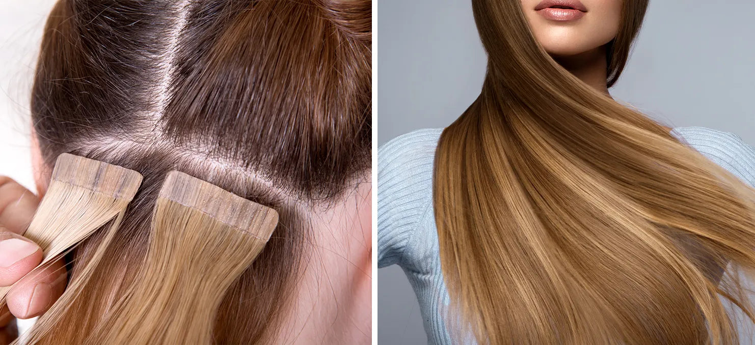tape hair extensions damage